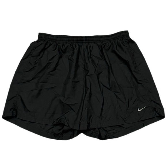 Men's Vintage 00s Nike Black Lined 5" Inseam Workout Swim Shorts Size Large - Picture 1 of 4